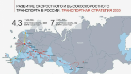 Минтранс представил президенту план развития высокоскоростных и скоростных железнодорожных перевозок